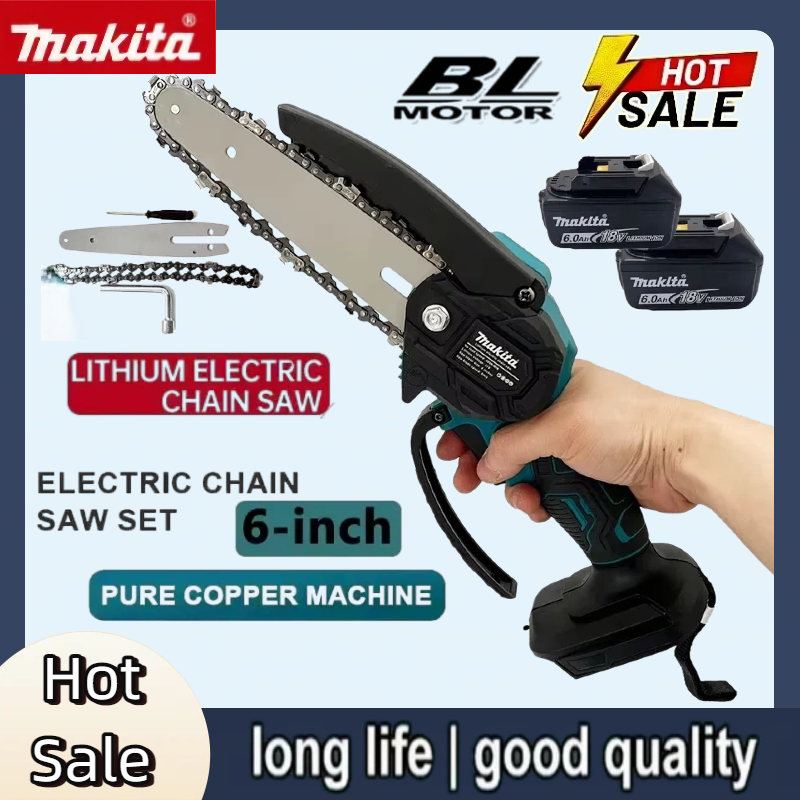 Gardening Tools Battery Powered - Makita 6 Inch Chain Saw Portable