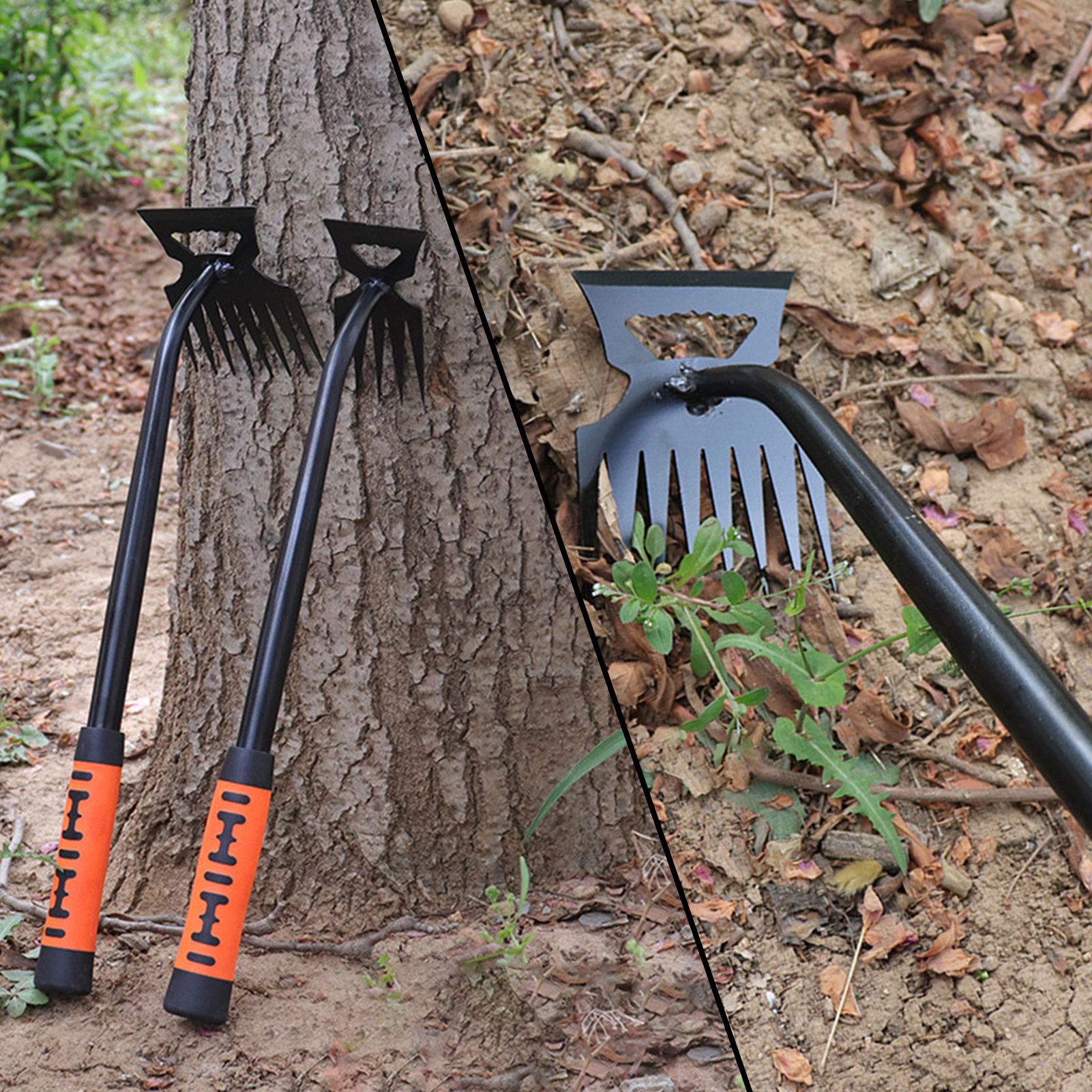 Gardening Tools Hoe - Multifunction Gardening Hoe Rake Manual Grass