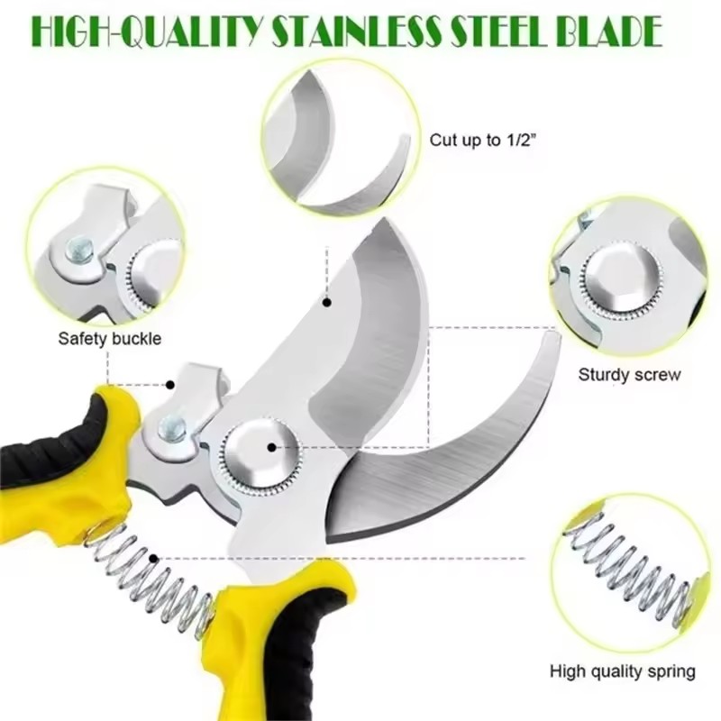 Gardening Tools On Sale - Pruner Garden Scissors Professional Sharp Bypass