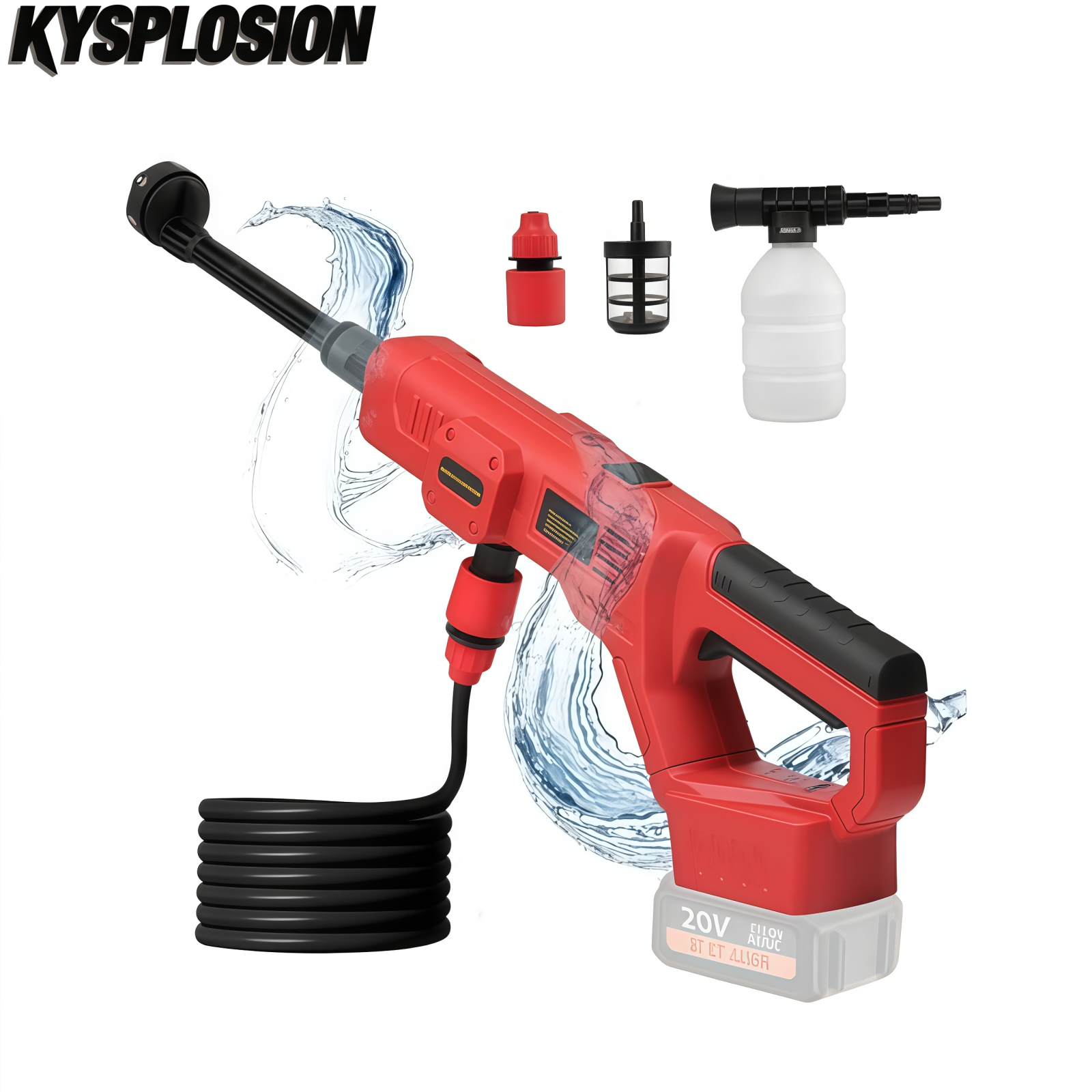 Gardening Tools Battery Powered - Cordless Pressure Washer for Milwaukee M18