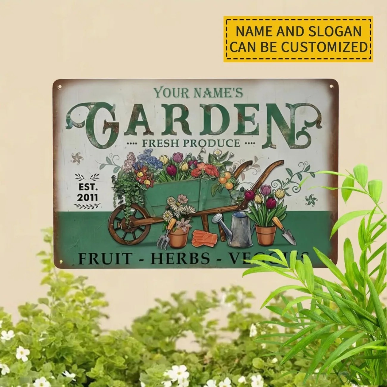 Gardening Tools Names - 1pc Custom Name Garden Tool Metal