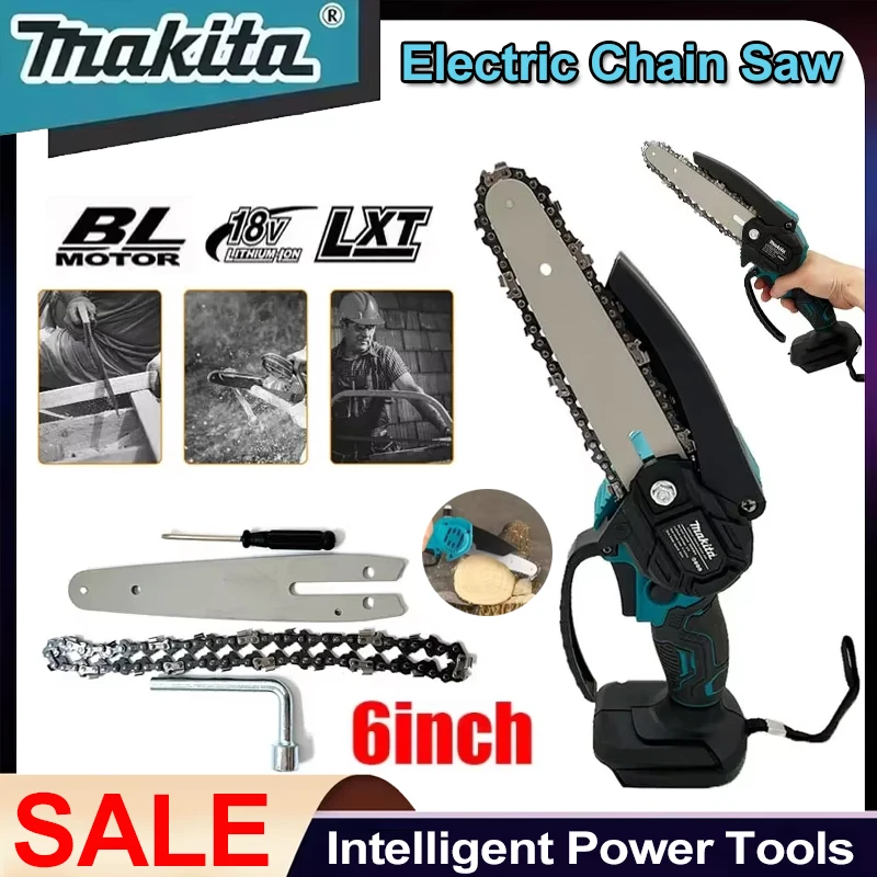 Gardening Tools Battery Powered - Makita 6 Inch Chain Saw Electric