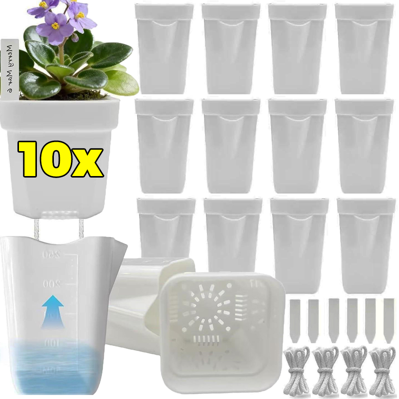 Orchid Potting Mix - Self Watering Flower Pots Double Layer