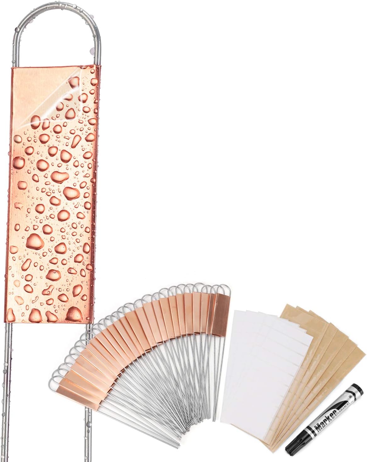 Plant Label Tags - 25PCS Copper Plant Tags with 50