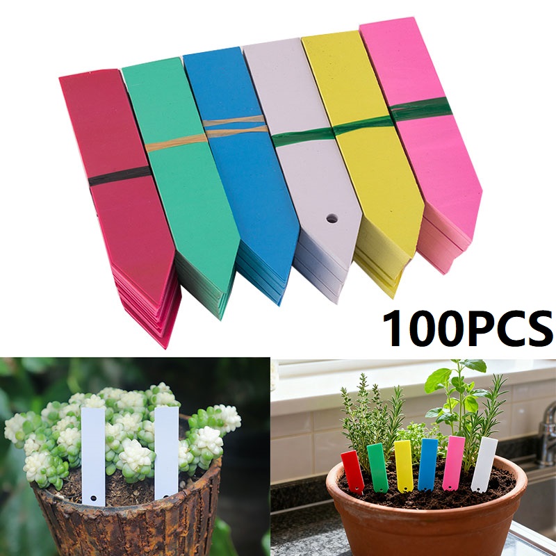 Plant Label Tags - 100PCS Plant Sign Tags Markers for