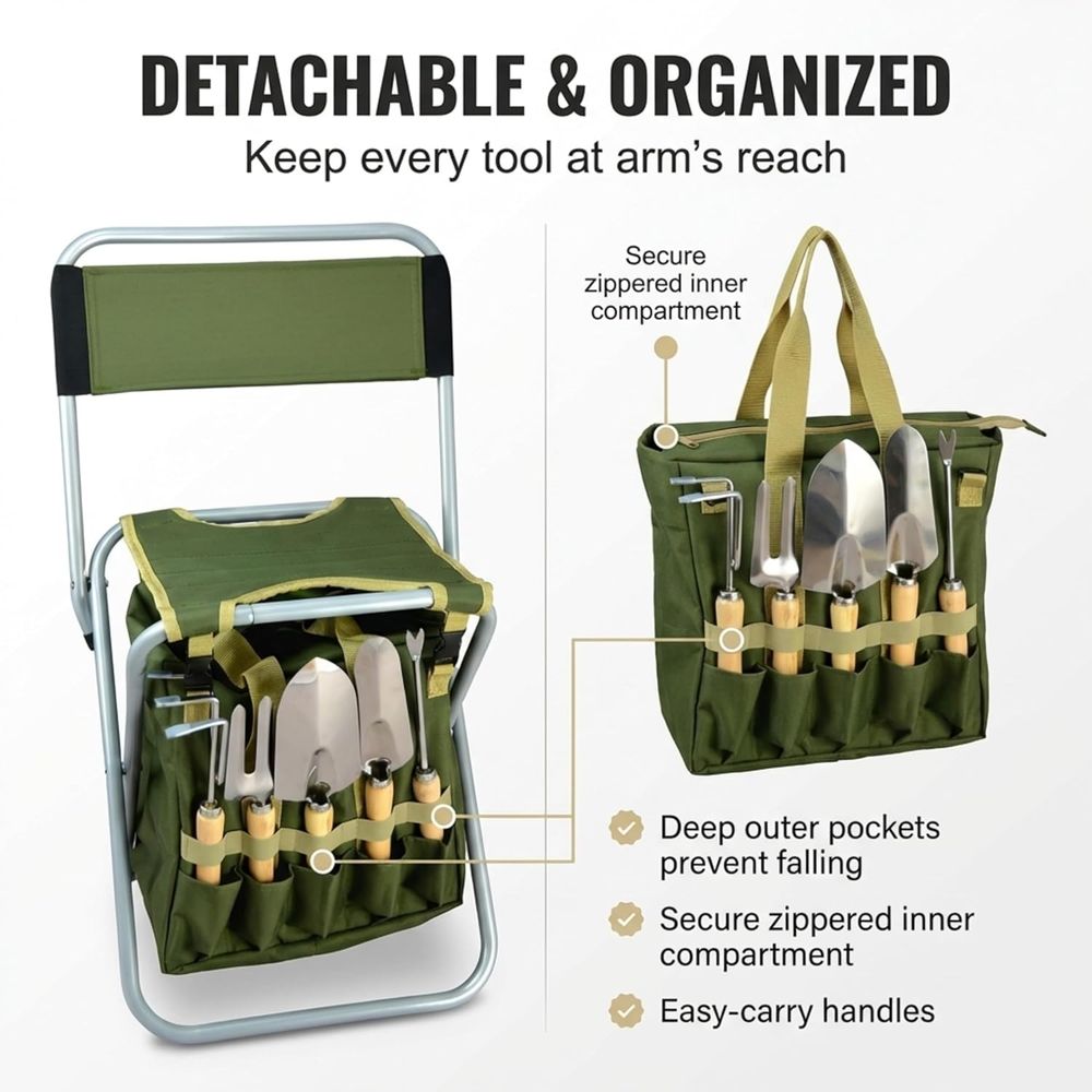 10-Piece Garden Tool Kit with  - Gardening Tools Gloves review and price