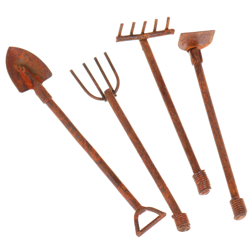 1:12 Scale Dollhouse Miniature - Gardening Tools Hoe review and price