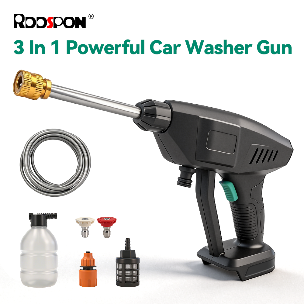 300W Car Washer Gun 120 Bar El - Gardening Tools Battery Powered review and price