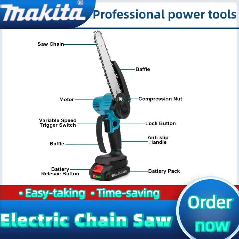 Makita 6inch Cordless chainsaw - Gardening Tools Battery Powered review and price