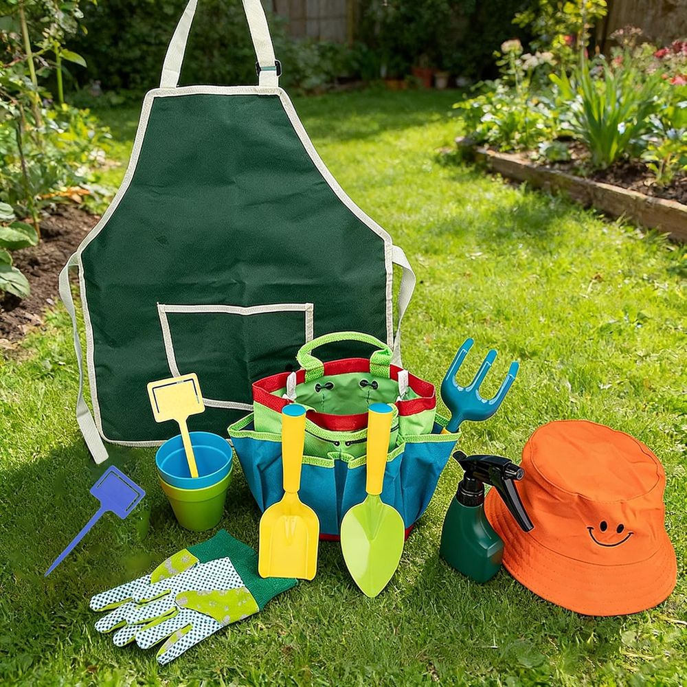 Children's Pink Metal Wheelbar - Gardening Tools Gloves review and price