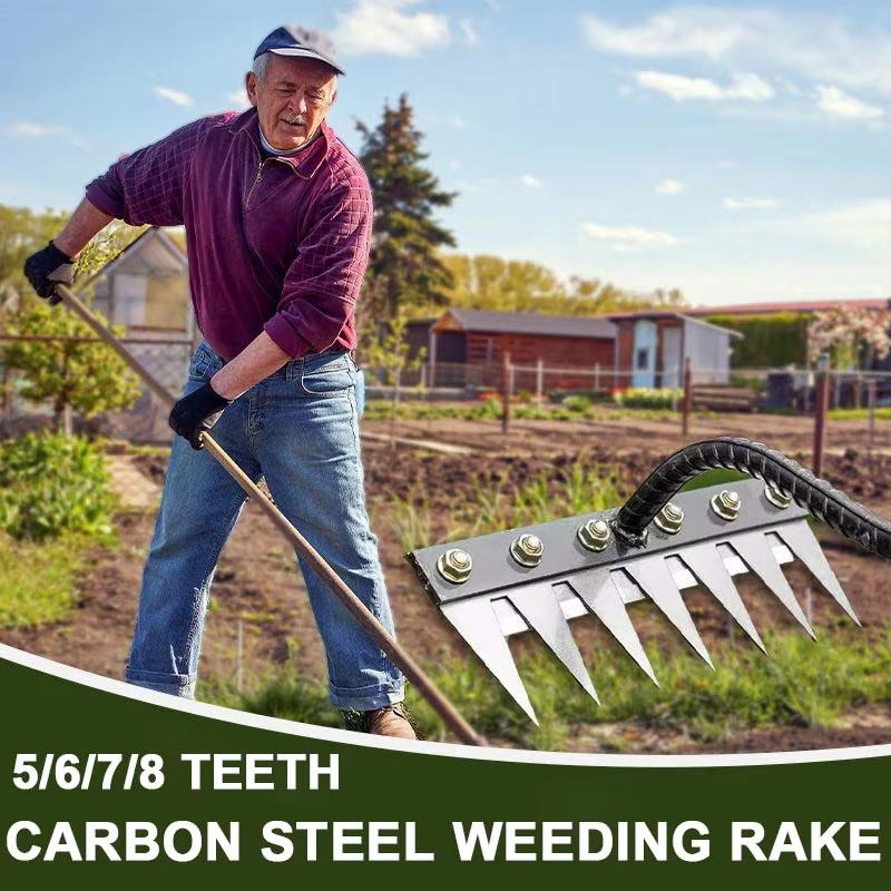 5/6/7/8 Teeth Iron Gardening H - Gardening Tools Hoe review and price