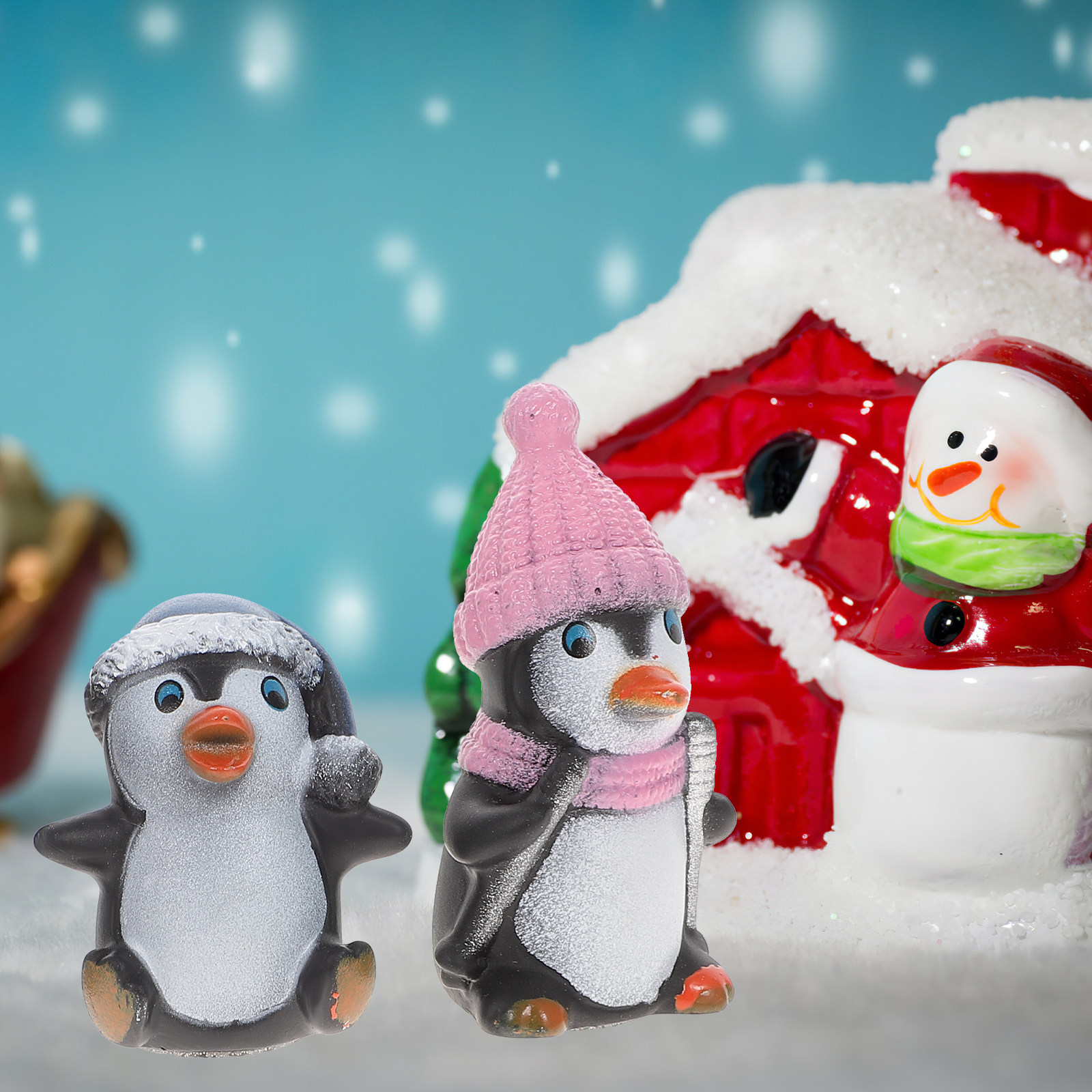 12pcs Mini Penguin Landscape B - Gardening Tools Gift Ideas review and price