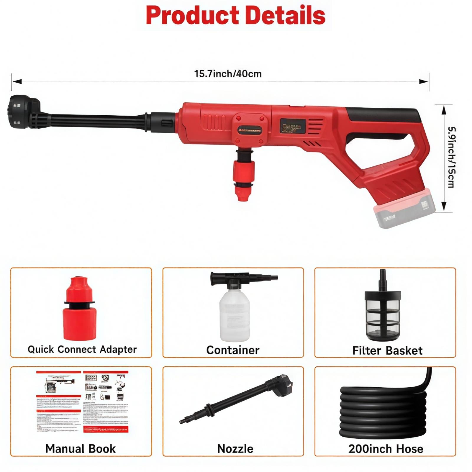 Cordless Pressure Washer for M - Gardening Tools Battery Powered review and price