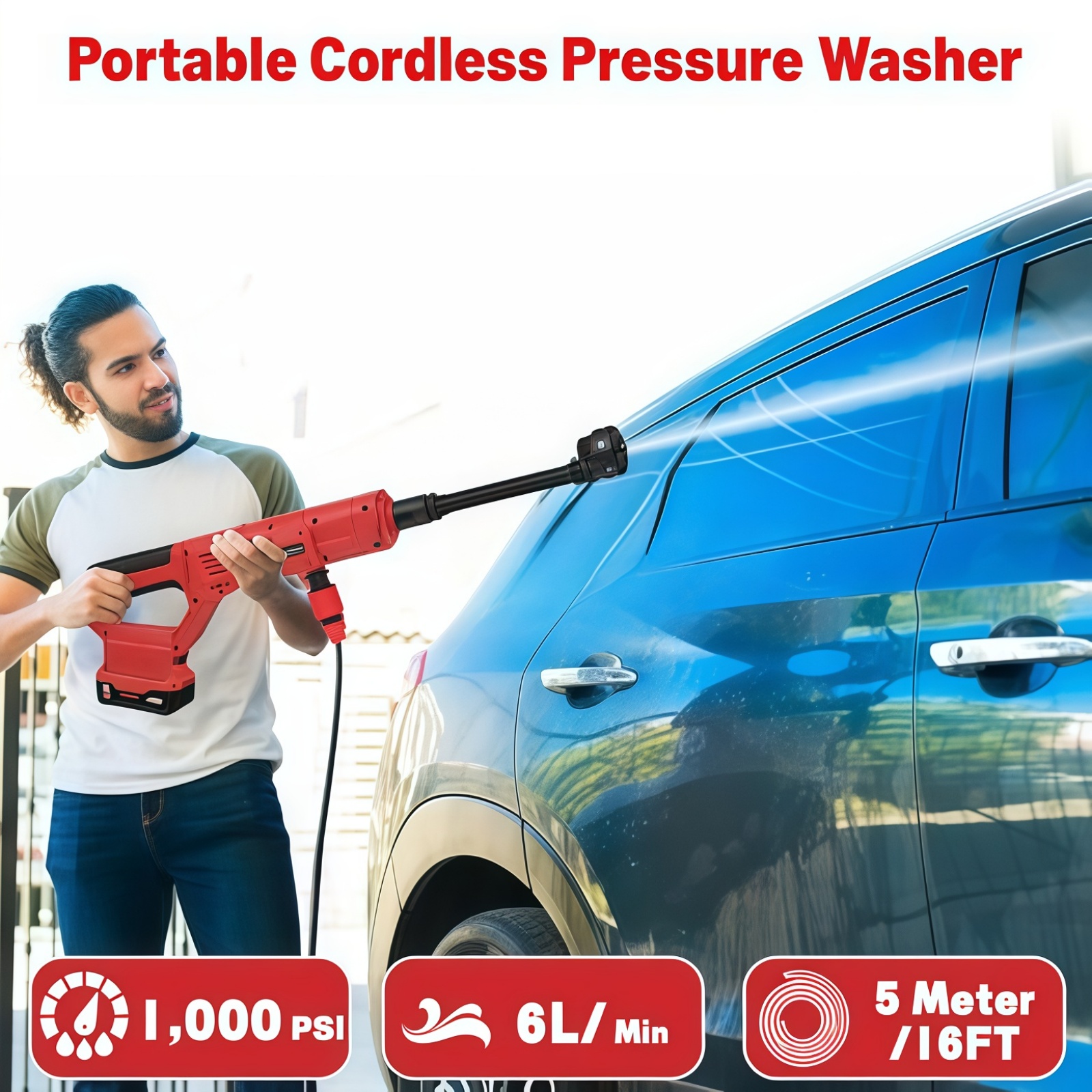 Cordless Pressure Washer for M - Gardening Tools Battery Powered review and price