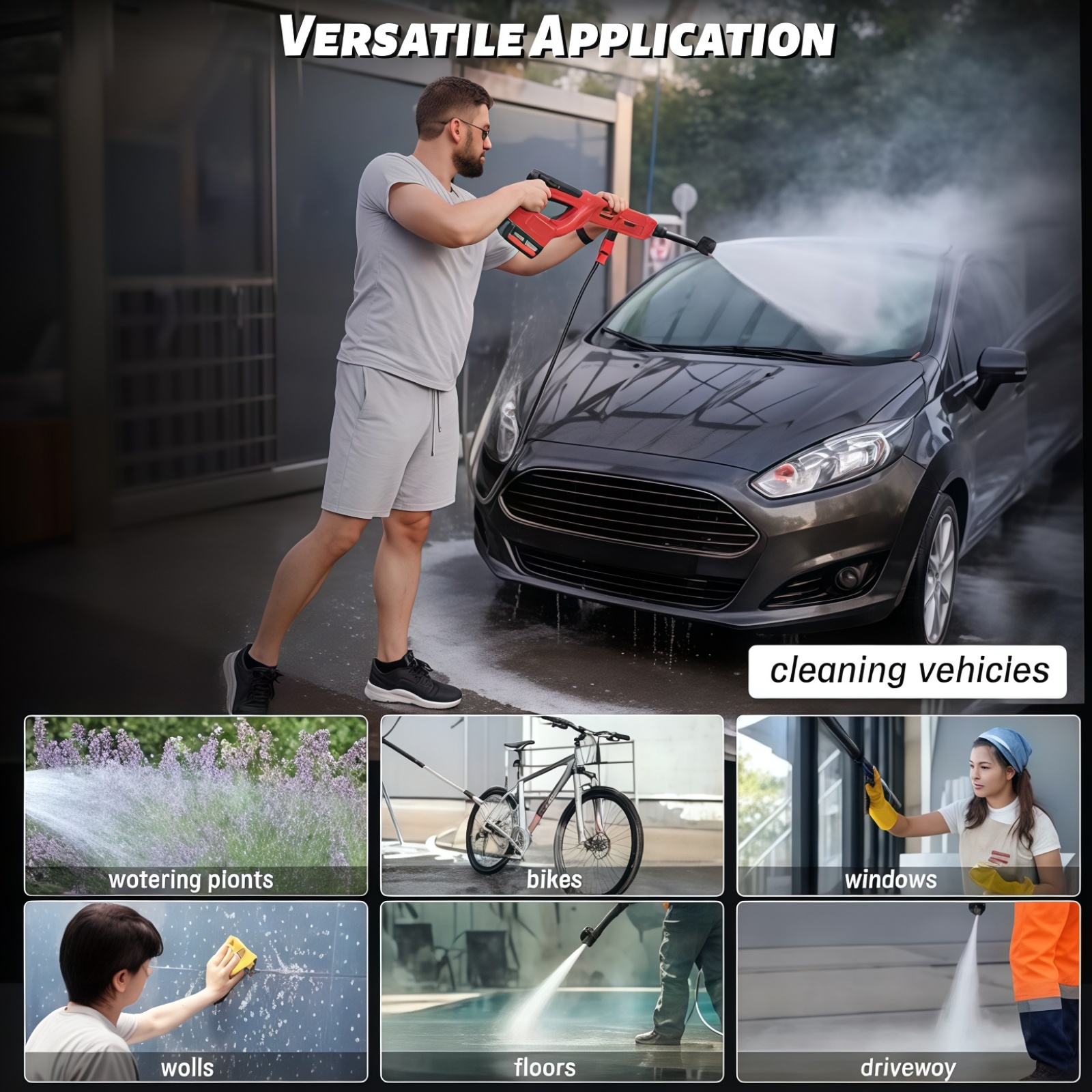 Cordless Pressure Washer for M - Gardening Tools Battery Powered review and price