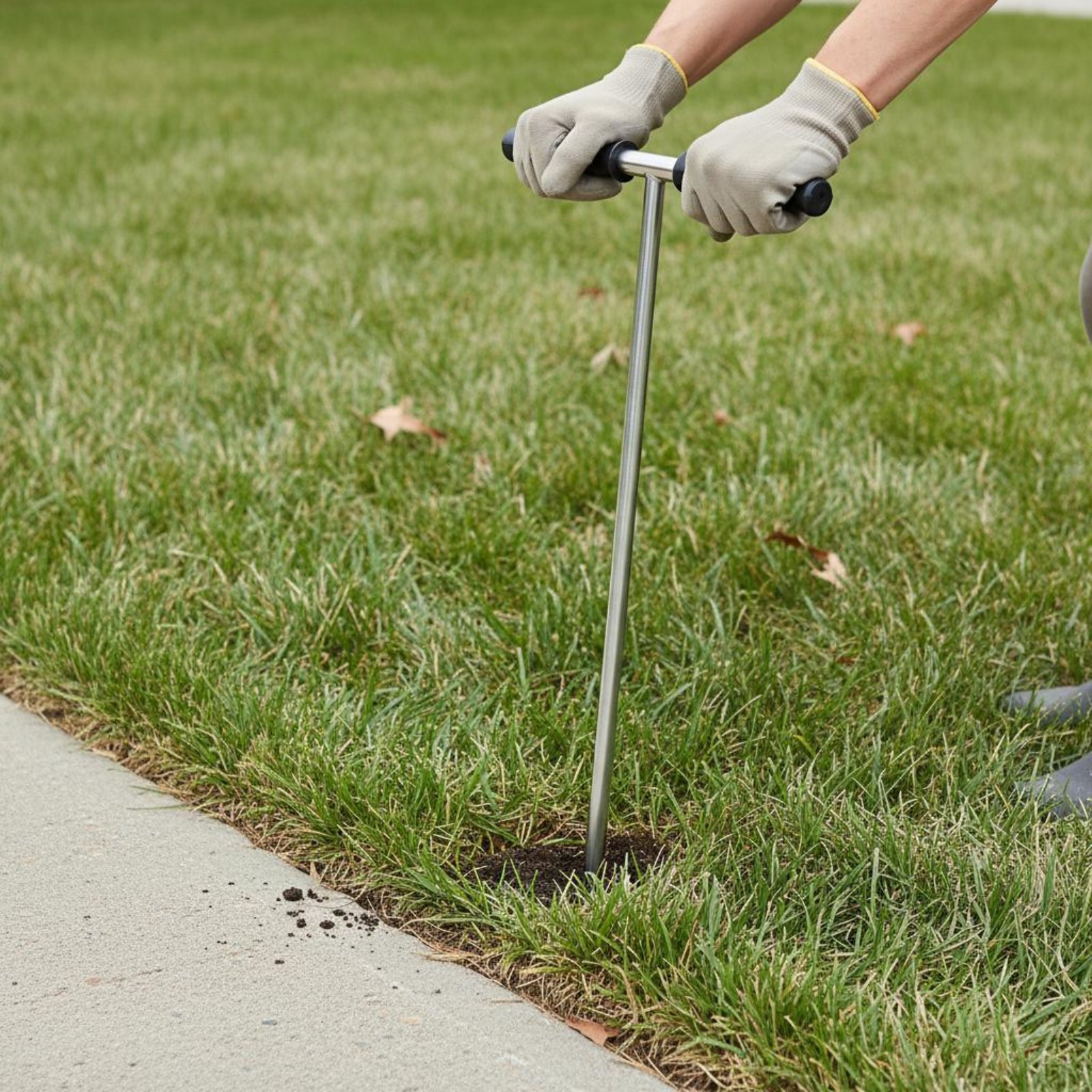T-Handle Ground Rod Sharp Tip  - Gardening Tools Sharp review and price