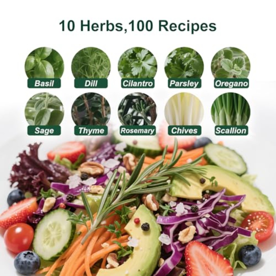 10 Indoor Herb Garden Kit, 33p - Gardening Tools Gift Ideas review and price