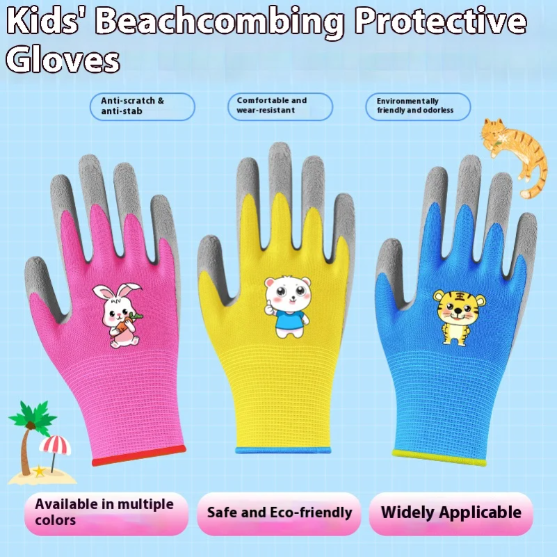 Kids Durable Waterproof Garden - Gardening Tools Gloves review and price
