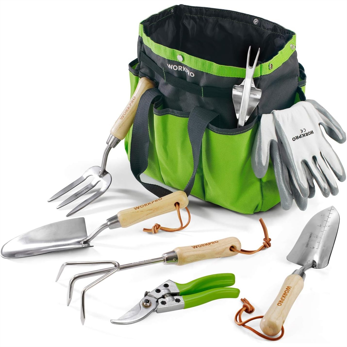 Garden Tools Set, 8 Piece Stai - Gardening Tools Gloves review and price