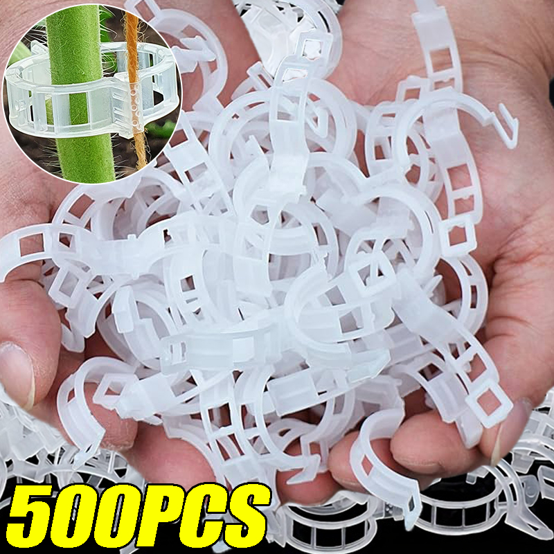 500/50PCS Plant Support Clips  - Gardening Tools Hoe review and price