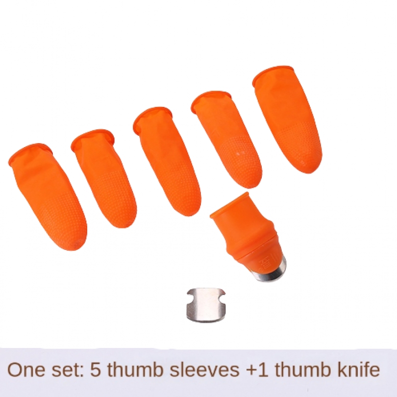 6pcs Steel Thumb Cutter Knife  - Gardening Tools Gloves review and price