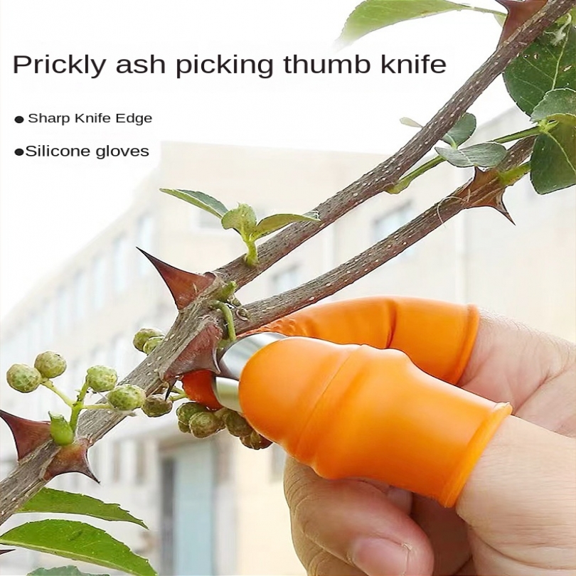 6pcs Steel Thumb Cutter Knife  - Gardening Tools Gloves review and price