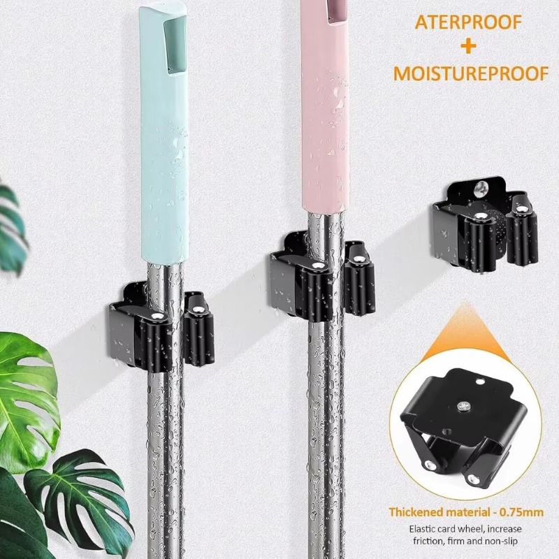 1-10Pcs Mop Broom Holder Wall  - Gardening Tools Hoe review and price