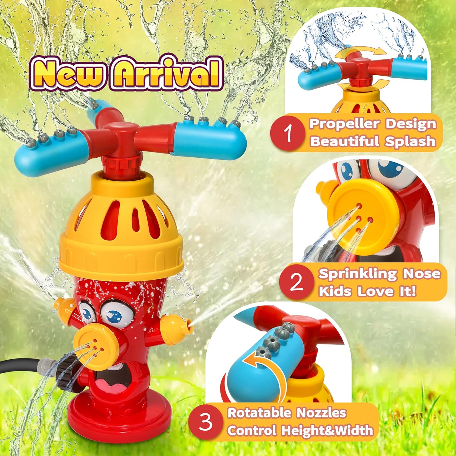Water Spray Toy Hydrant Sprink - Gardening Tools 2 Year Old review and price