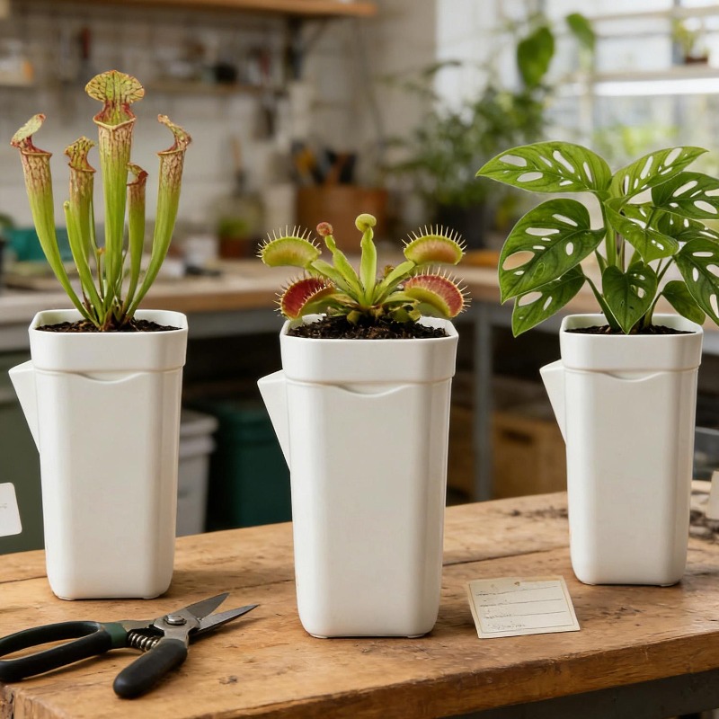 Self Watering Flower Pots Doub - Orchid Potting Mix review and price