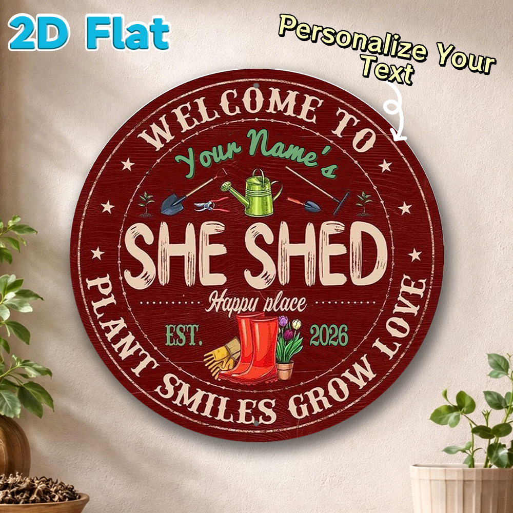Custom Name & Year She Shed Ro - Gardening Tools Names review and price