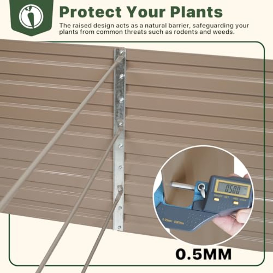 Galvanized Raised Garden Bed f - Gardening Tools Gloves review and price