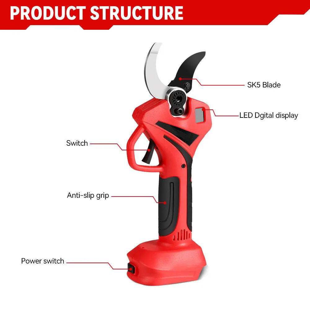 55mm Brushless Electric Scisso - Gardening Tools Battery Powered review and price