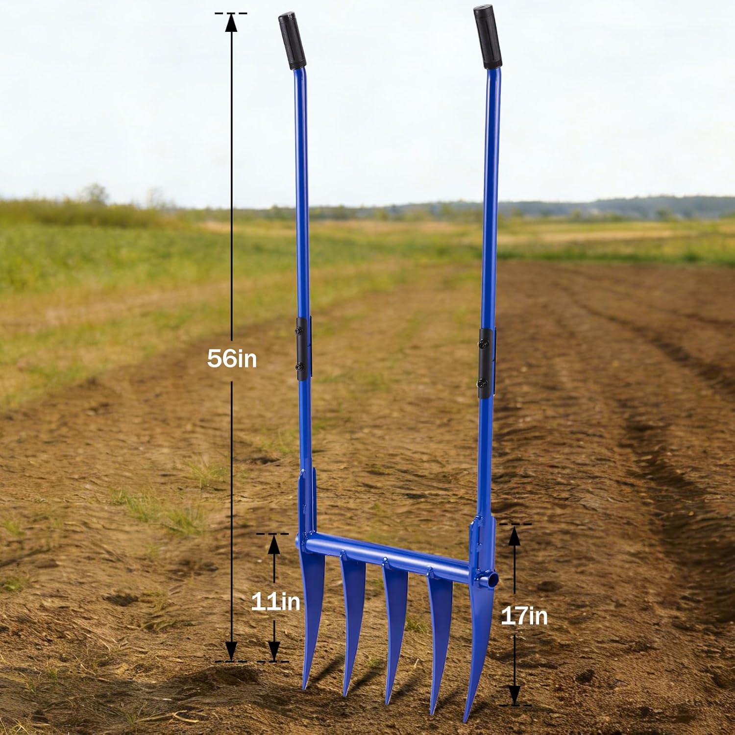 56'' Heavy Duty Broadfork for  - Gardening Tools Sharp review and price