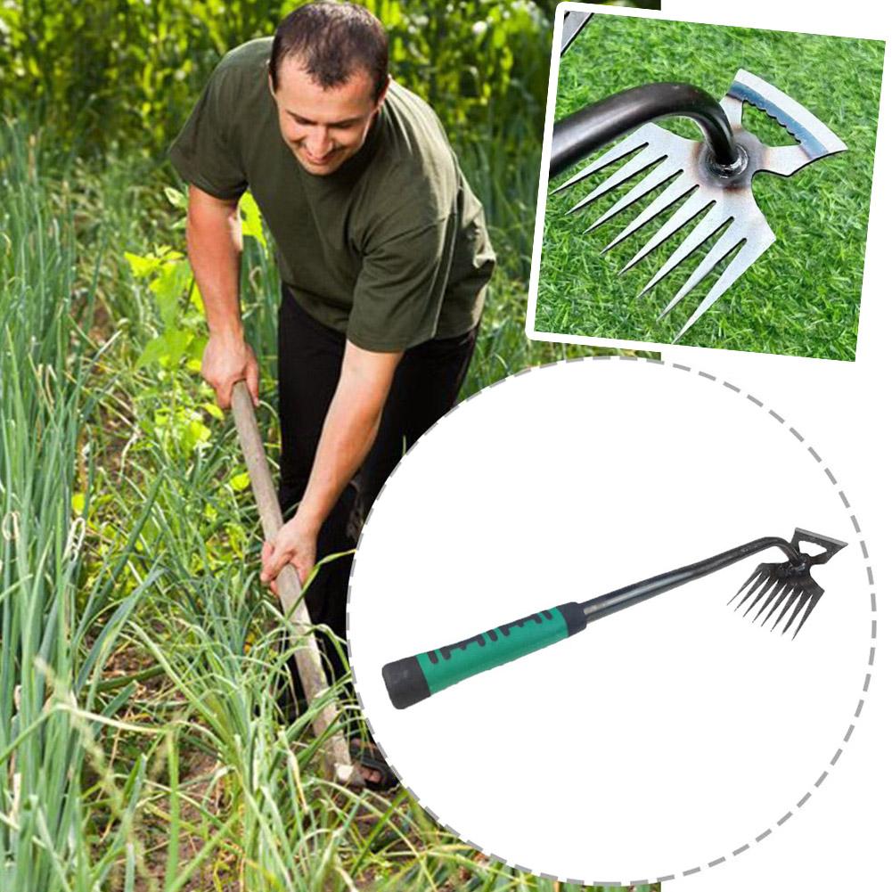 2 in 1 Garden Weeder Rake Tool - Gardening Tools Hoe review and price